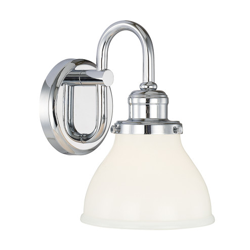Baxter One Light Wall Sconce in Chrome (65|8301CH-128)