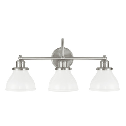 Baxter Three Light Vanity in Brushed Nickel (65|8303BN-128)