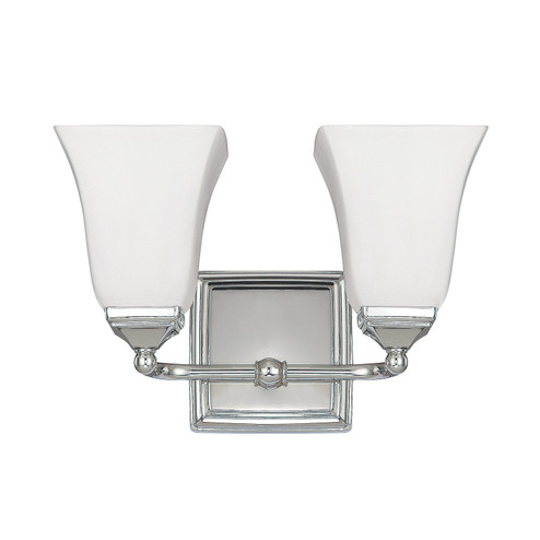 Cade Two Light Vanity in Polished Nickel (65|8452PN-119)