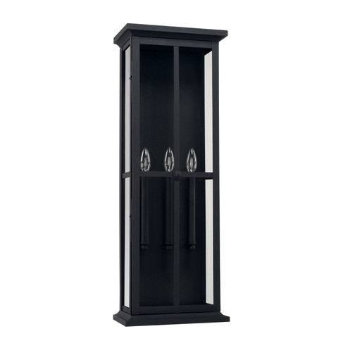 Mansell Three Light Outdoor Wall Lantern in Black (65|926432BK)