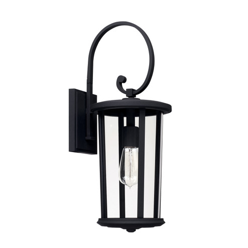 Howell One Light Outdoor Wall Lantern in Black (65|926711BK)