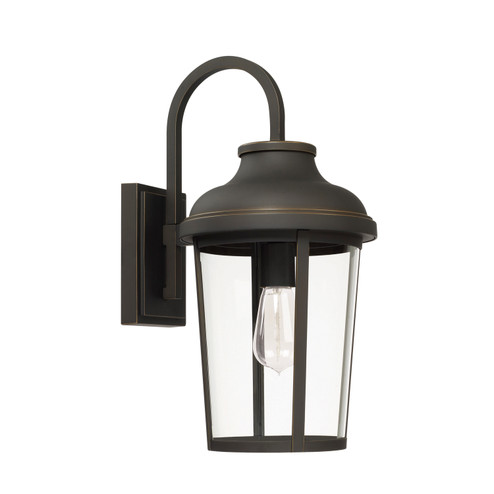 Dunbar One Light Outdoor Wall Lantern in Oiled Bronze (65|927011OZ)