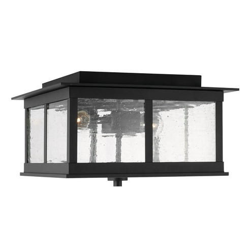 Barrett Three Light Outdoor Flush Mount in Black (65|943836BK)