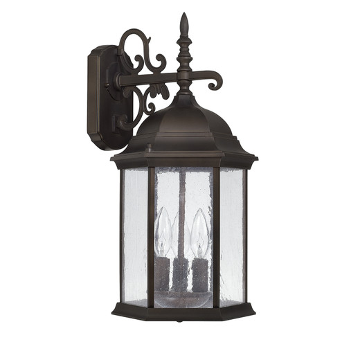 Main Street Three Light Outdoor Wall Lantern in Old Bronze (65|9834OB)