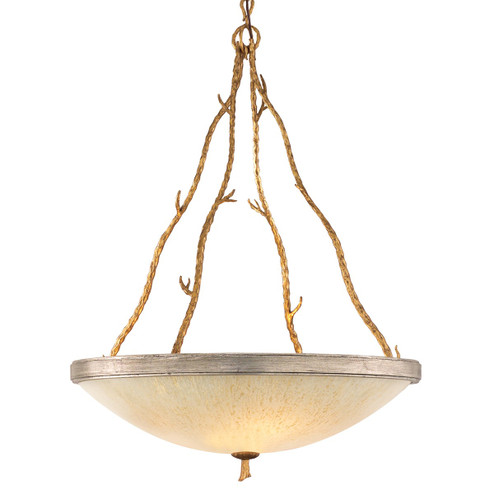 Parc Royale Five Light Chandelier in Gold And Silver Leaf (68|66-44)