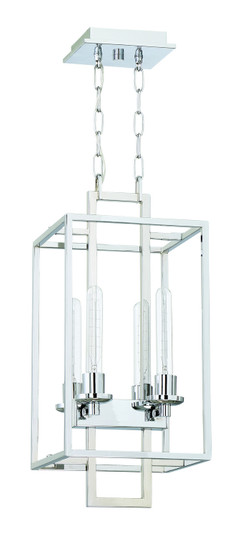 Cubic Four Light Foyer Pendant in Chrome (46|41534-CH) Cubic Four Light Foyer Pendant in Chrome (46|41534-CH)