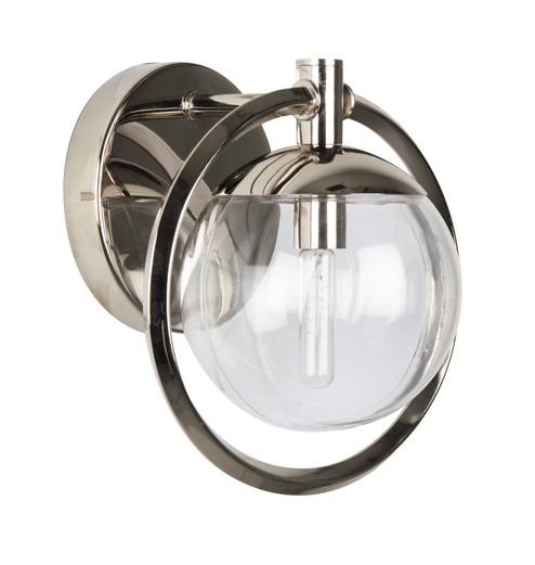 Piltz One Light Vanity in Polished Nickel (46|45501-PLN)