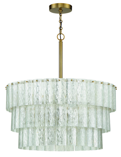 Museo Nine Light Pendant in Satin Brass (46|48696-SB)