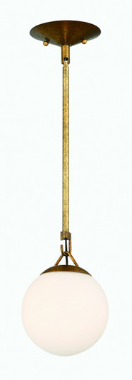 Orion One Light Mini Pendant in Patina Aged Brass (46|50791-PAB)