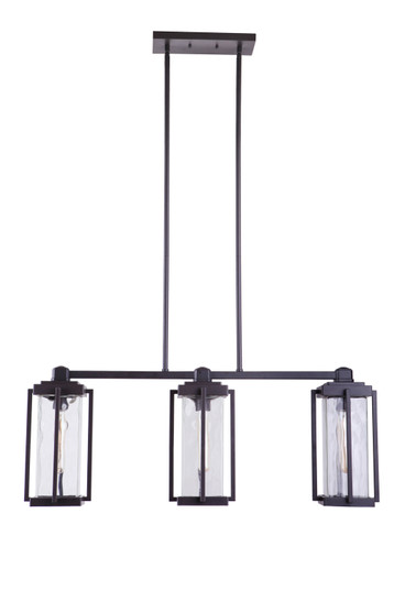 Pyrmont Three Light Outdoor Island Pendant in Oiled Bronze Gilded (46|54173-OBG)