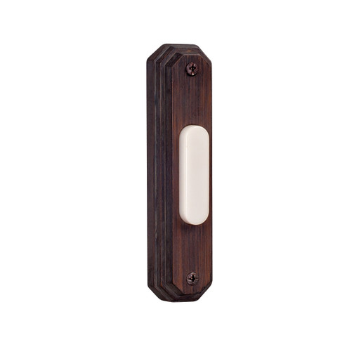 Designer Surface Mount Button Surface Mount Octagon Lighted Push Button in Rustic Brick (46|BSOCT-RB)