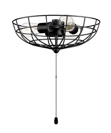 Light Kit-Bowl,Energy Star LED Fan Light Kit in Flat Black (46|LK2801-FB-LED)