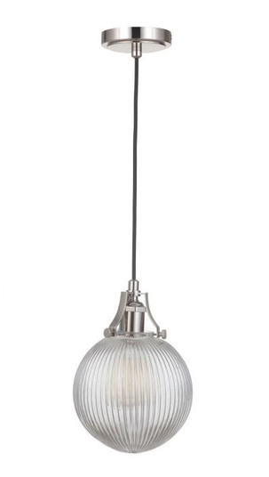State House One Light Mini Pendant in Polished Nickel (46|P832PLN1-C)