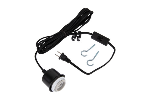 Swag Pendants One Light Pendant Hardware in Flat Black (46|SW1002-FB)