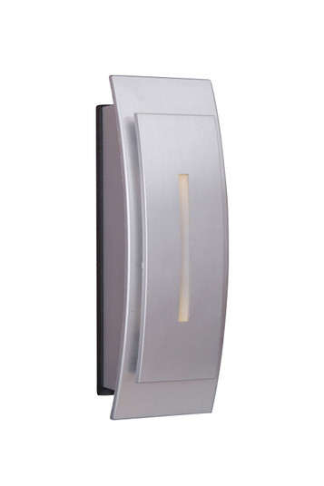 Touch-Buttons Contemporary Curved Lighted Touch Button in Brushed Satin Nickel (46|TB1020-BN)