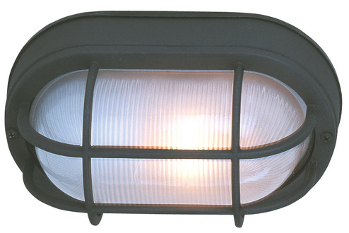 Bulkheads Oval and Round One Light Flushmount in Textured Black (46|Z397-TB)