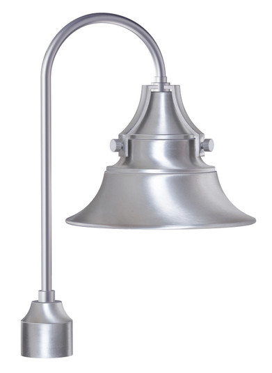 Union One Light Post Mount in Satin Aluminum (46|Z4415-SA)