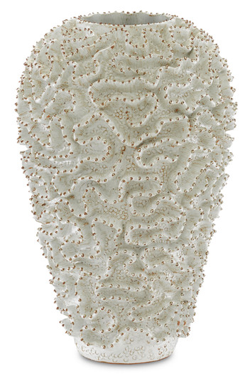 Swirl Collection Vase in White/Gold (142|1200-0297)