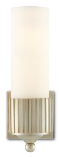 Bryce Collection One Light Wall Sconce in Silver Leaf/Frosted Glass (142|5000-0178)