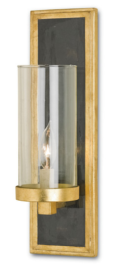 Charade Collection One Light Wall Sconce in Contemporary Gold Leaf/Black Penshell Crackle (142|5140)