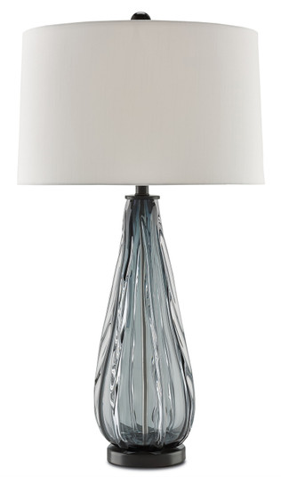 Nightcap One Light Table Lamp in Blue-Gray/Clear/Black (142|6000-0027)