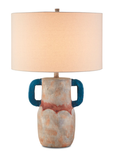 Arcadia One Light Table Lamp in Sand/Teal/Red (142|6000-0713)