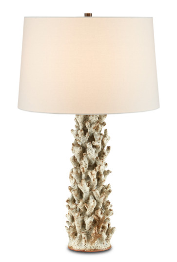 Staghorn One Light Table Lamp in Sunken White (142|6000-0743)