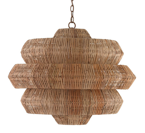 Antibes Collection Nine Light Chandelier in Natural/Khaki (142|9859)