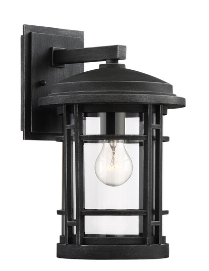 Barrister One Light Wall Lantern in Weathered Pewter (43|22431-WP)