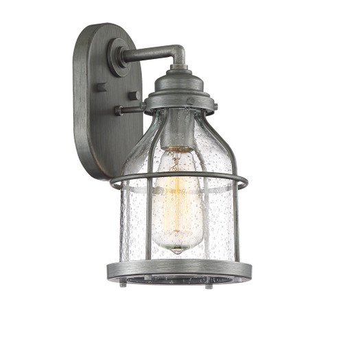 Brensten One Light Wall Lantern in Weathered Iron (43|23121-WI)