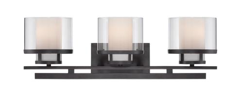 Fusion Three Light Bath Bar in Biscayne Bronze (43|86103-BBR)