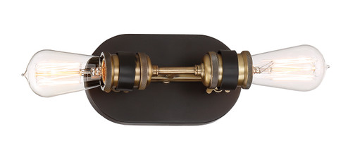 Miles Two Light Bath Bar in Vintage Bronze (43|91002-VB)