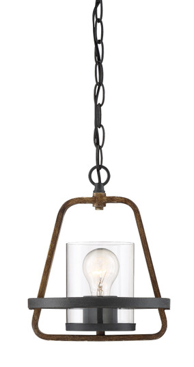Ryder One Light Mini Pendant in Forged Black (43|93530-FB)