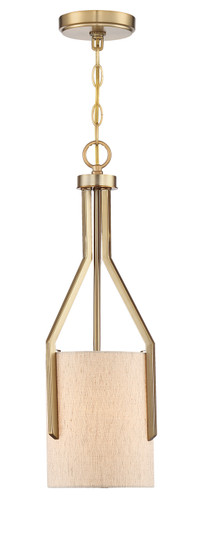 Elara One Light Mini Pendant in Gold (Brushed) (43|93930-BG)