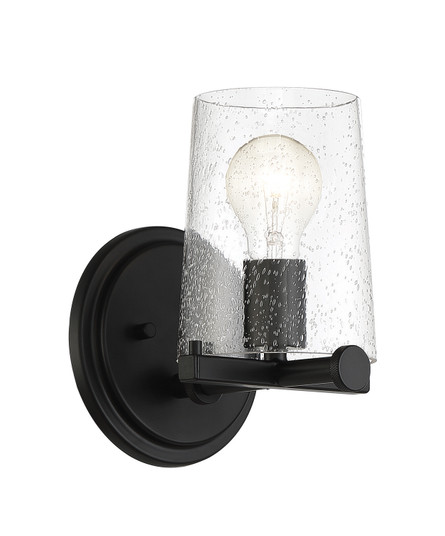 Matteson One Light Wall Sconce in Matte Black (43|95801-MB)