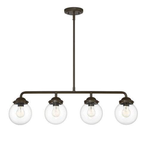 Knoll Four Light Island Pendant in Oil Rubbed Bronze (43|95938-ORB)