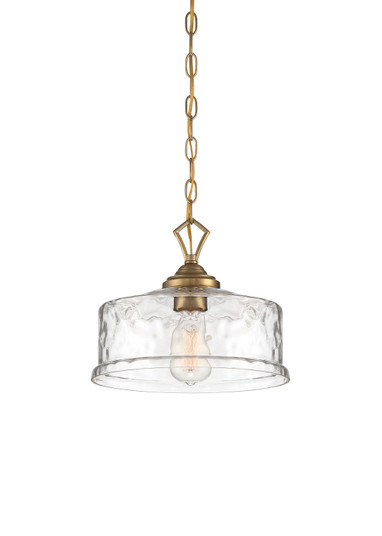 Drake One Light Pendant in Brushed Gold (43|96332-BG)