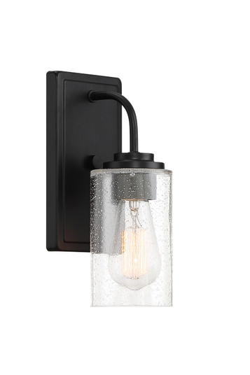 Logan One Light Wall Sconce in Matte Black (43|96401-MB)