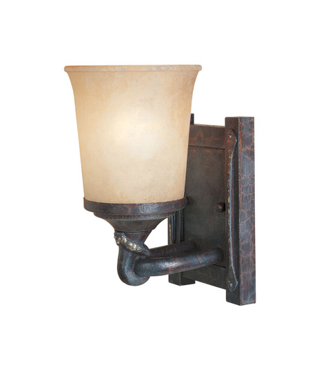 Austin One Light Wall Sconce in Weathered Saddle (43|97301-WSD)