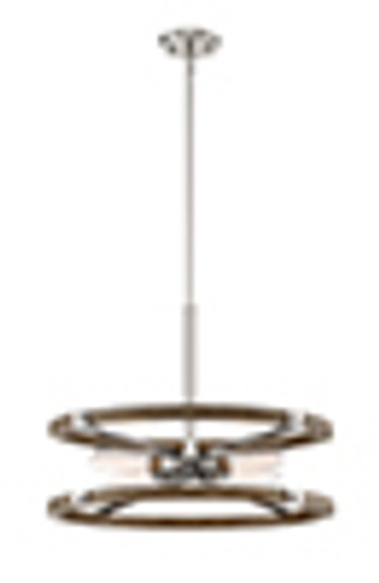 Hanston Four Light Pendant in Polished Nickel (43|D206M-22P-PN)