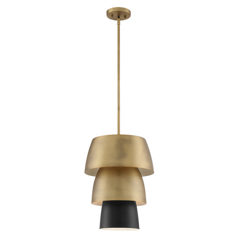 Moonshadow One Light Pendant in Old Satin Brass (43|D213M-14P-OSB)