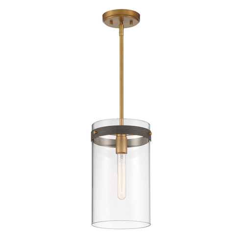 Reflecta One Light Pendant in Old Satin Brass (43|D227M-7P-OSB)