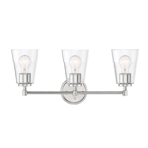 Ingo Three Light Vanity in Polished Nickel (43|D230M-3B-PN)