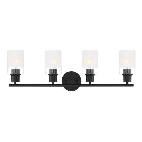 Cedar Lane Four Light Vanity in Matte Black (43|D236M-4B-MB)