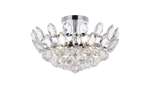 Emilia Three Light Flush Mount in Chrome (173|1105F16C)