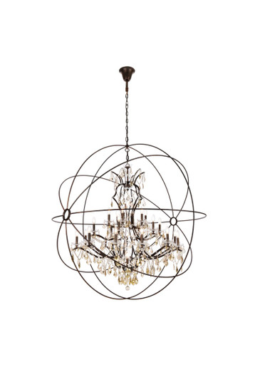 Geneva 25 Light Chandelier in Dark Bronze (173|1130G60DB/RC)