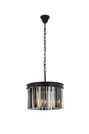 Sydney Three Light Pendant in Matte Black (173|1208D16MB-SS/RC)