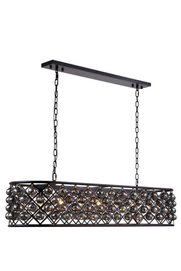 Madison Seven Light Chandelier in Matte Black (173|1216G50MB-SS/RC)