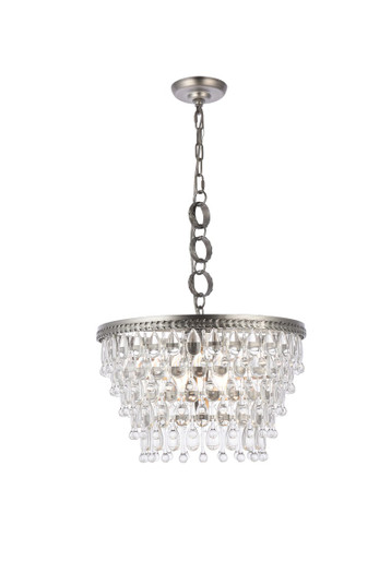 Nordic Five Light Pendant in Antique Silver (173|1219D19AS/RC)