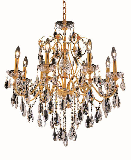 St. Francis Eight Light Chandelier in Gold (173|2016D26G/RC)